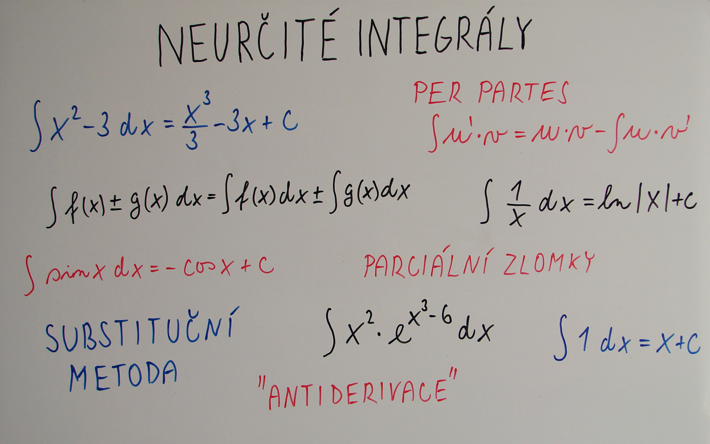 matematika/funkce/integrály-neurčité